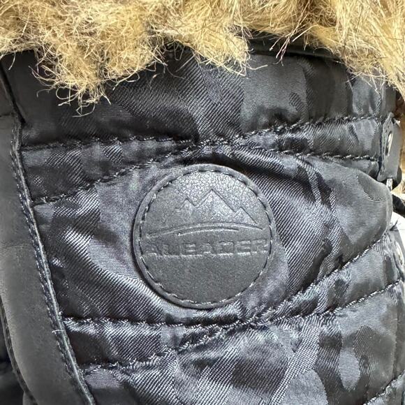 Women’s Black “Aleader” Fur Lined Winter Boots - Picture 5 of 6